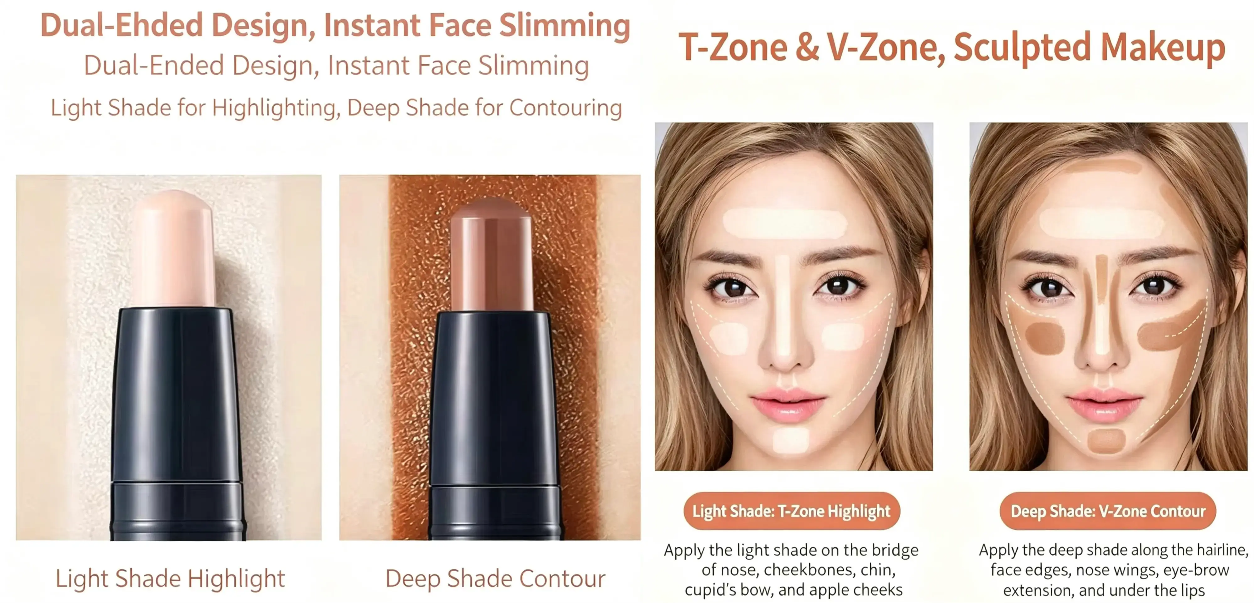 Dual-End Highlight & Contour Stick 2