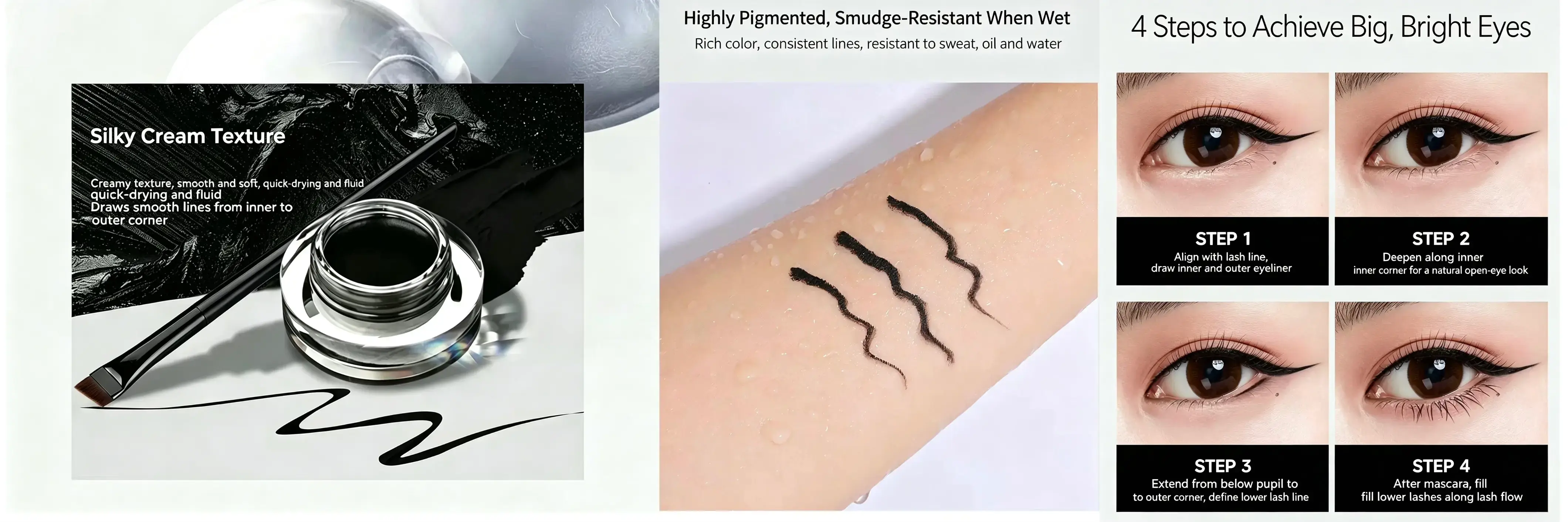 All-Day Lock-In" Waterproof Eyeliner Gel 2